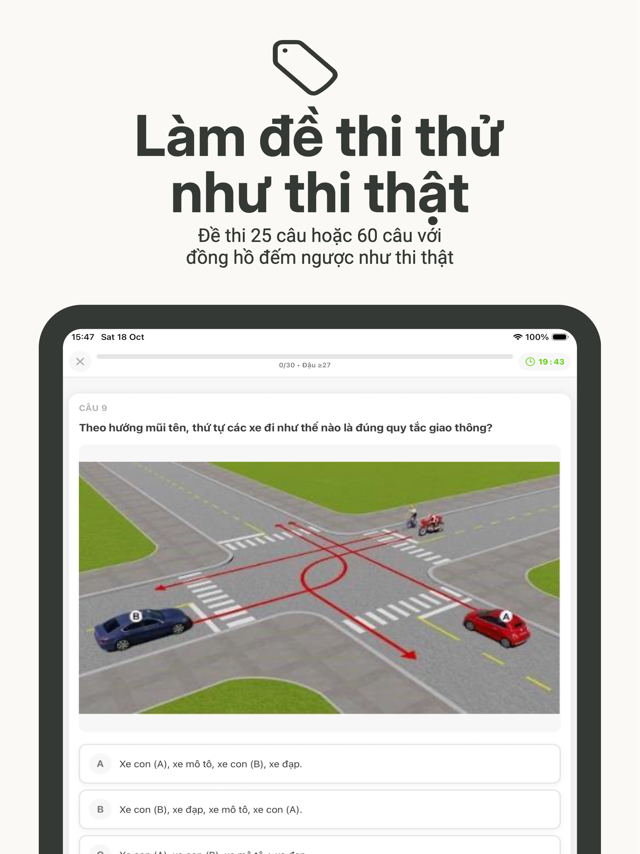 Ôn Thi Giấy Phép Lái Xe 2025