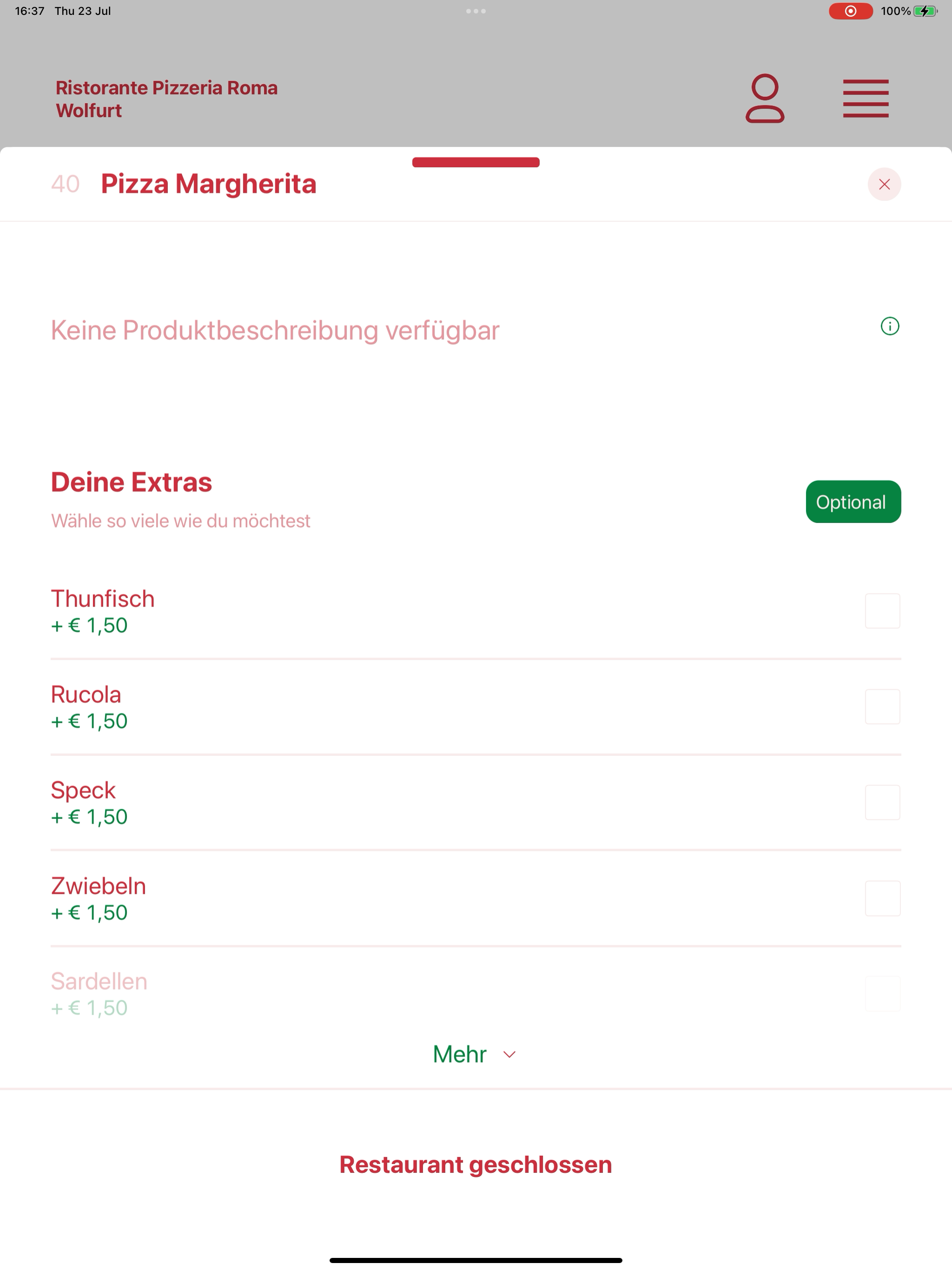 Ristorante Pizzeria Roma AT screenshot 15