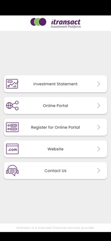 Itransact screenshot