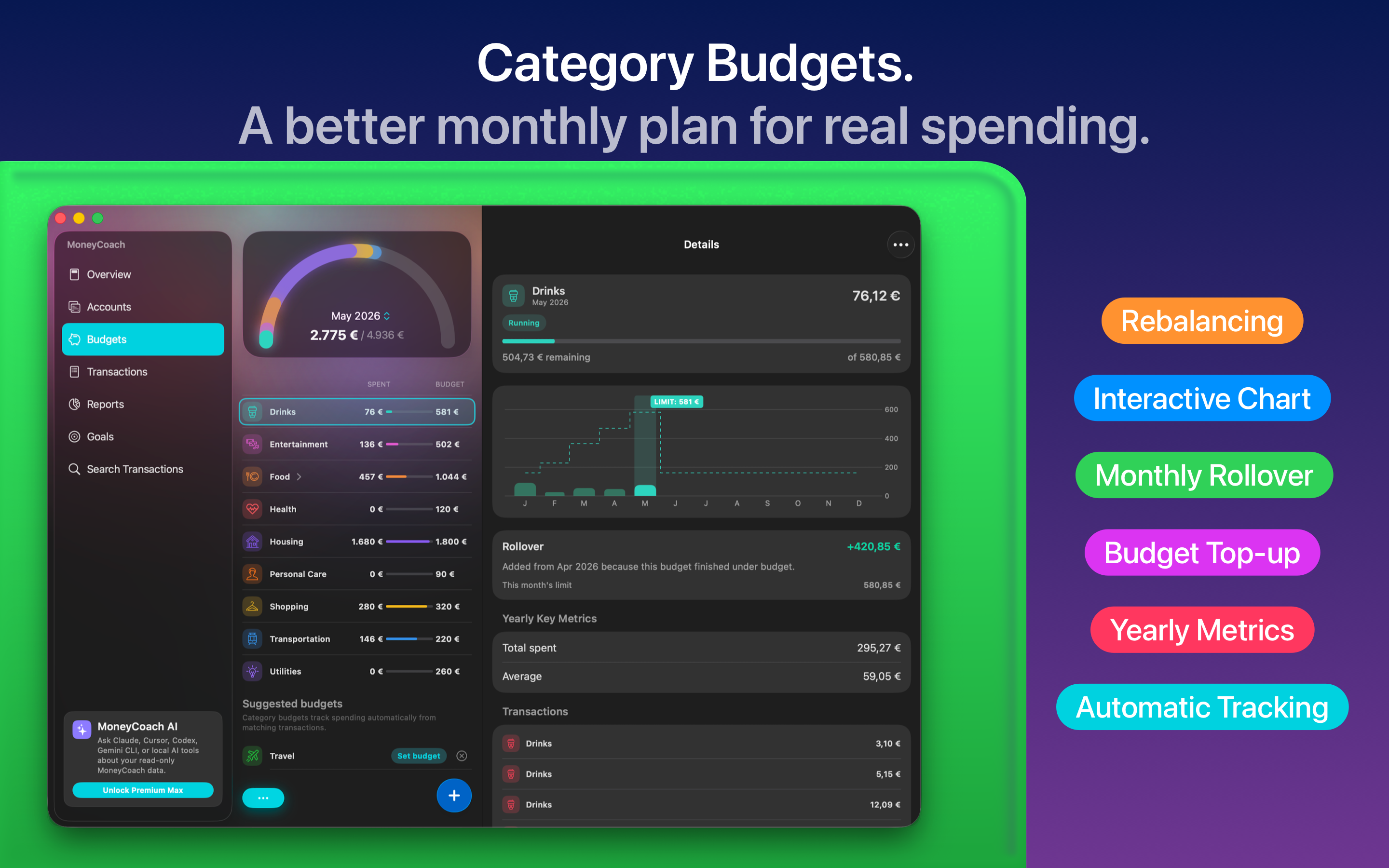 MoneyCoach: Budget Planner