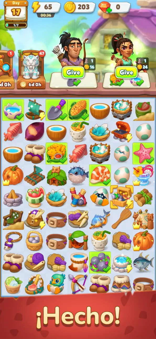 Merge Age: Stone Haven iOS Mod IPA screenshot 5 - iOS game interface