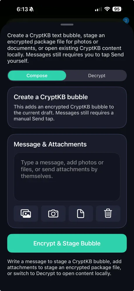 CryptKB‑App screenshot 2