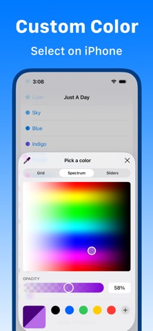 Just A Day iPhone screenshot