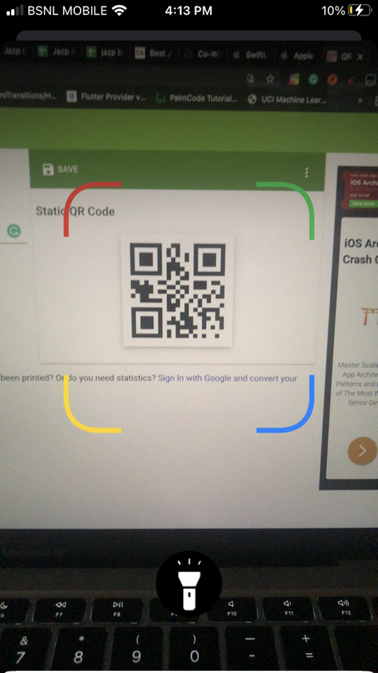 #5. QR Reader & Document Scanner (iOS) Podle: Riafy Technologies Pvt. Ltd.