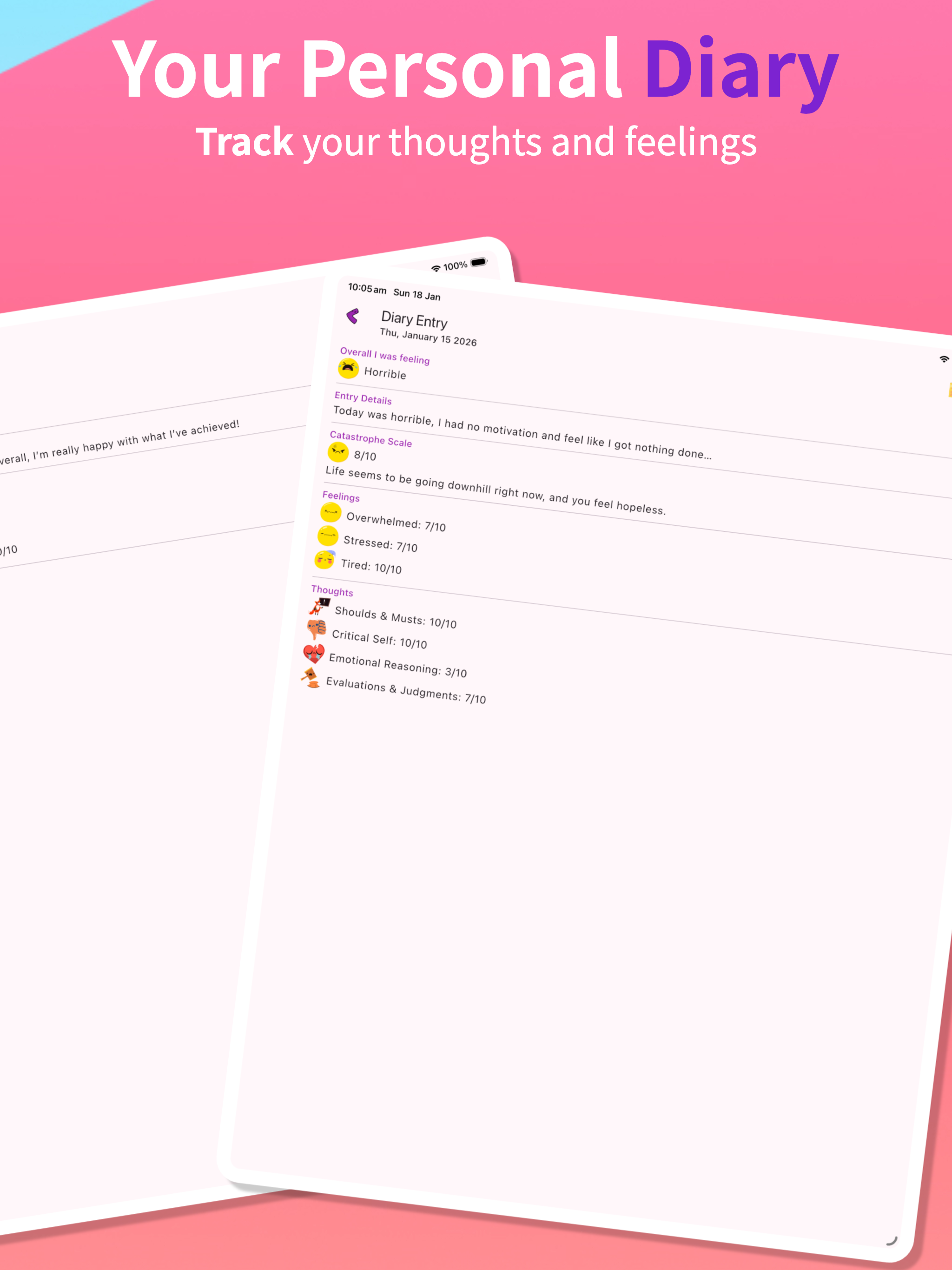 What's Up? A Mental Health App