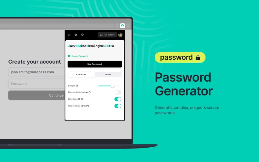 Screenshot von NordPass Password Manager auf dem iPhone 6
