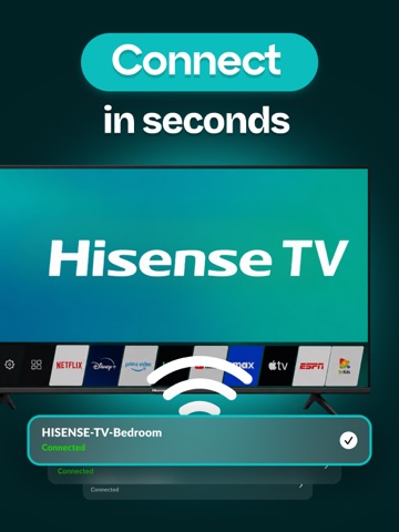 Remote for Hisense Smart TV. iPad screenshot 2