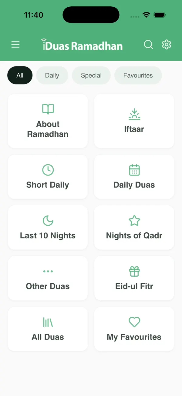 Screenshot #1 pour iDuas - Shahr Ramadhan