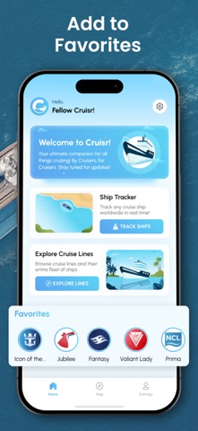 Cruisr - Cruise Ship Tracking iPhone screenshot