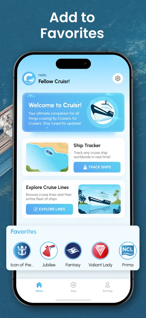 Cruisr - Cruise Ship Tracking - Travel App | MWM