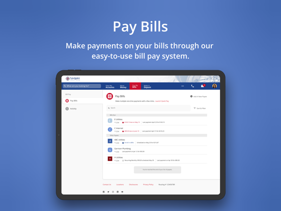 Navigator Credit Union iPad screenshot 4 - Finance app
