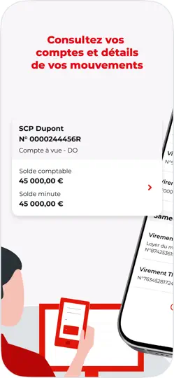 Capture d'écran de Comptes Banque Des Territoires sur iPhone 4