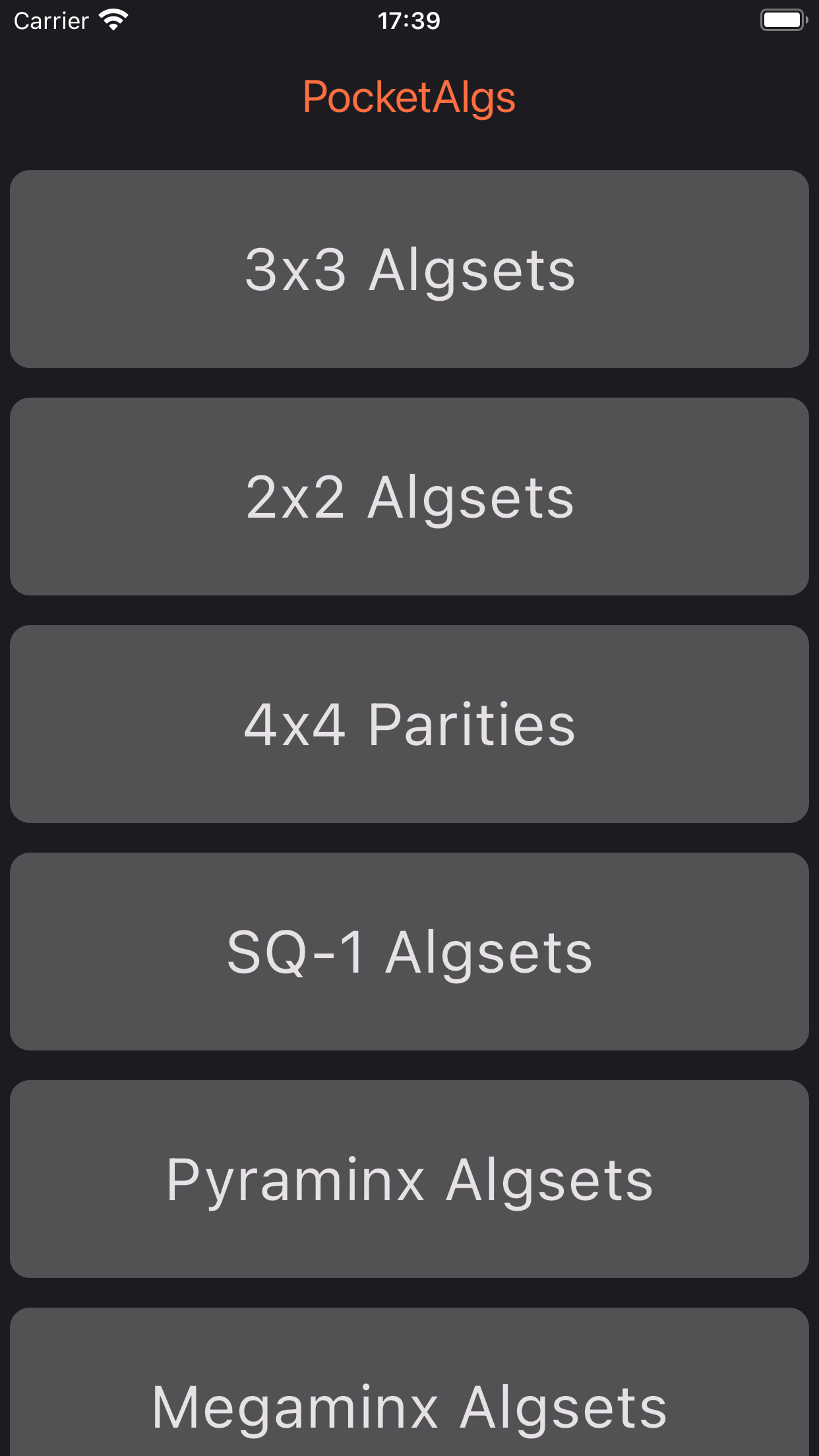 Pocket Algs