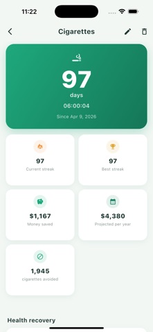 Zeronaut: Quit & Sober Days Screenshot 2 of 5