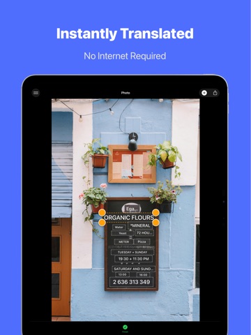 Picture Translator: Translate iPad screenshot