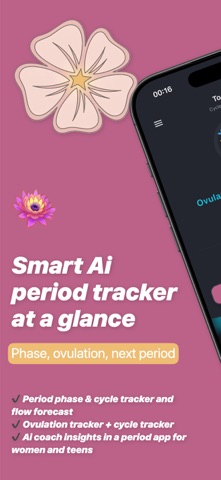 Bloomy - Cycle Period Tracker Screenshot 1 of 8