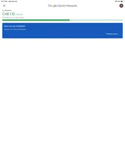Google Opinion Rewards iPad image 1