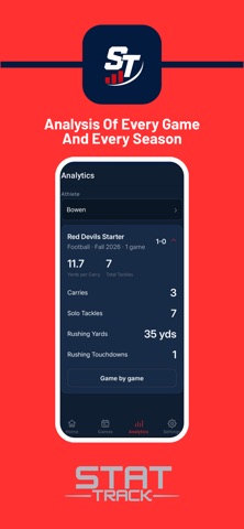 StatTrack: Athlete Stats screenshot 5