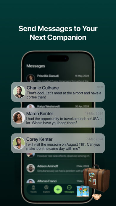Rihle - Find travel companion Screenshot