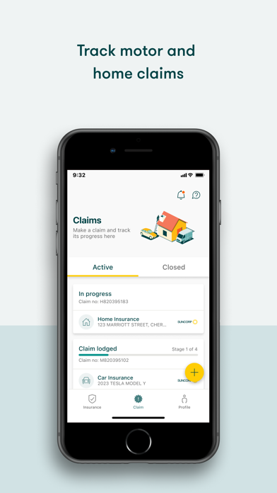 Suncorp Insurance App Screenshot
