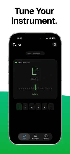 Strumflow: Tuner & Metronome screenshot 1