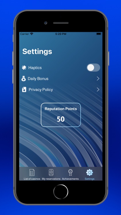 VIP Games: Reservations