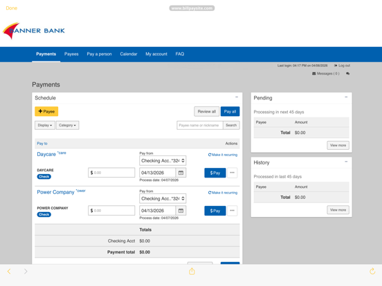 Screenshot #5 pour Banner Bank Mobile Banking App
