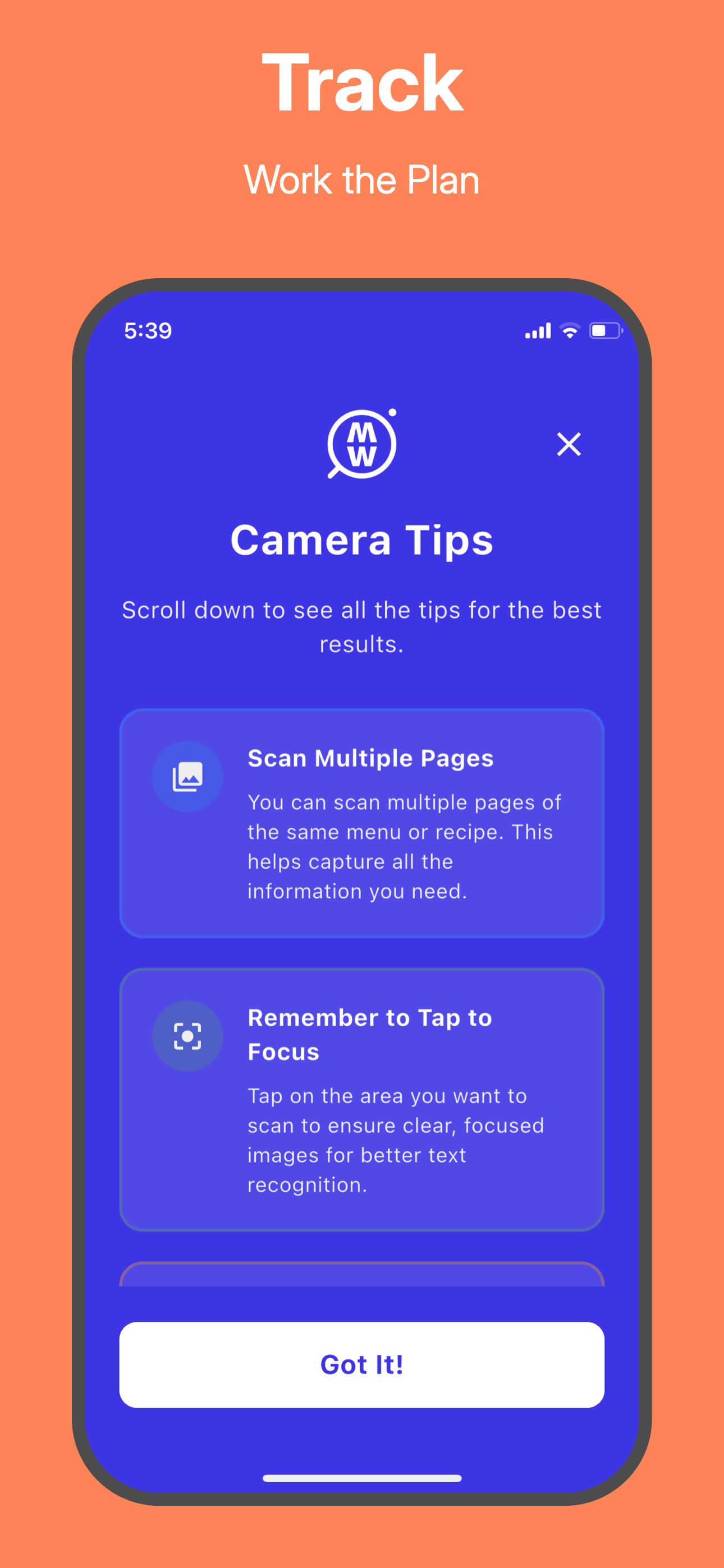 MealWatchers screenshot 4