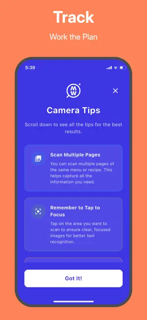 MealWatchers screenshot 4
