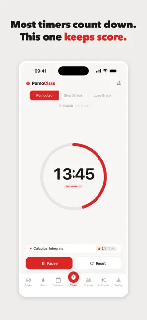 PomoClass: Focus Timer screenshot 1