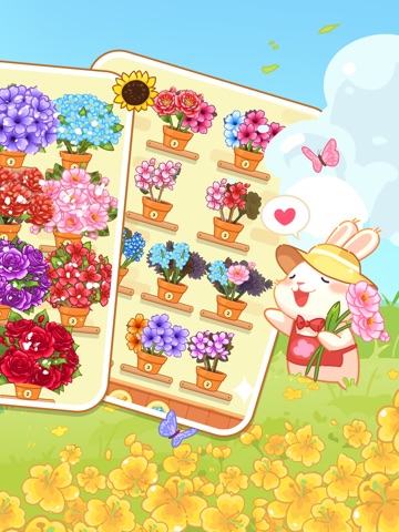 Flower Merge Jam iPad screenshot