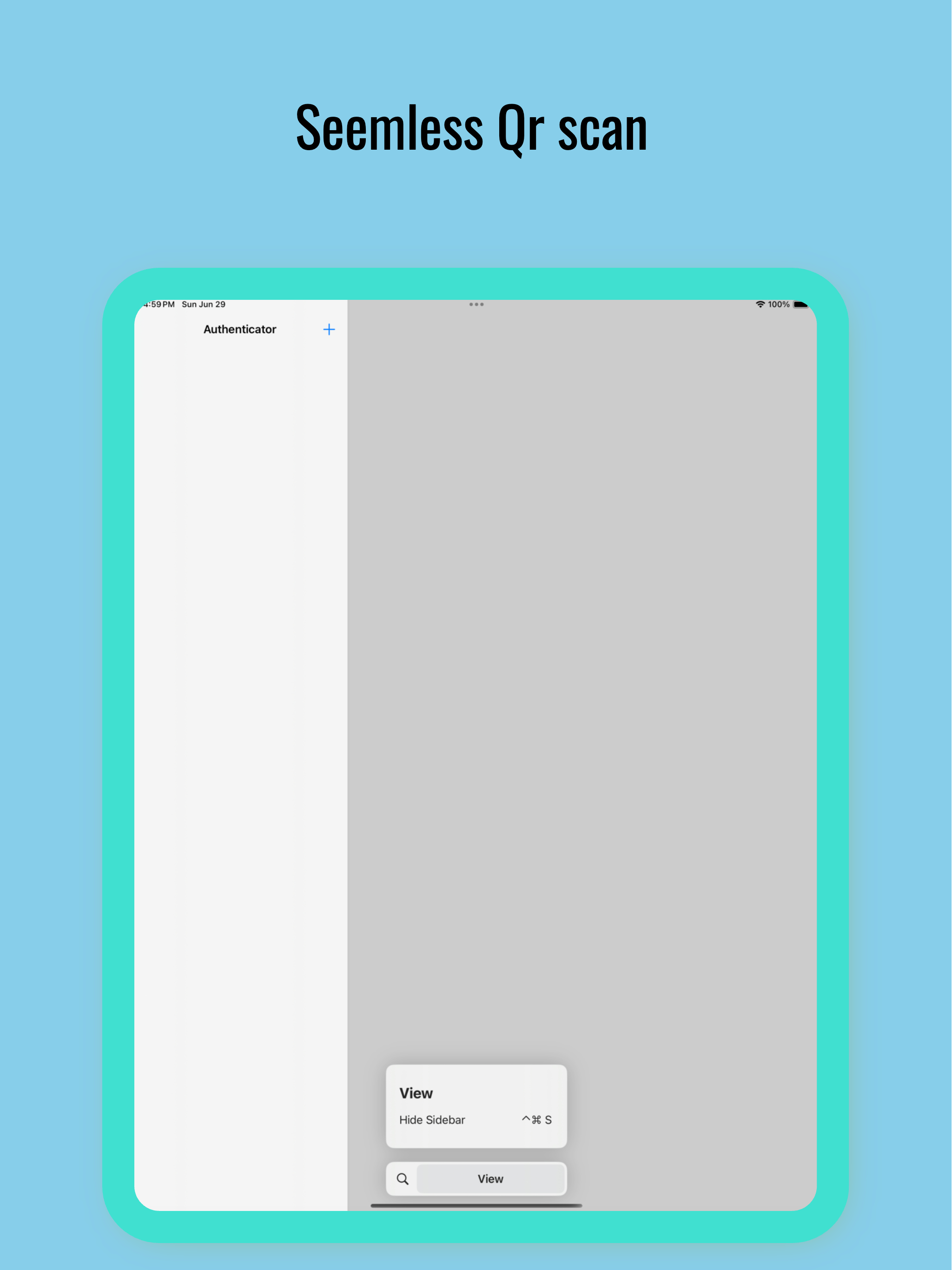 Authenticator app universal