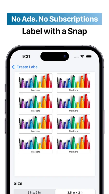 Label Pics+ screenshot 2 of 4