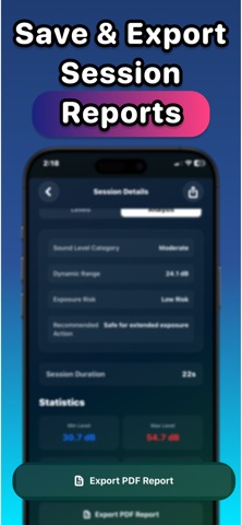 Measure Decibels screenshot