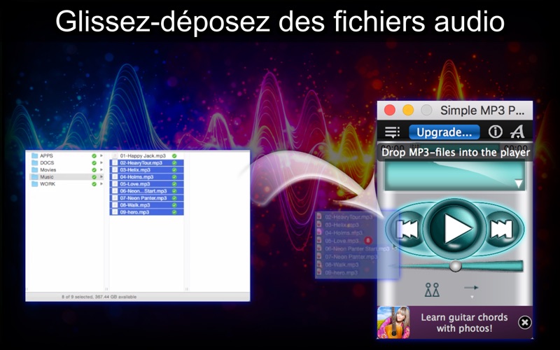 Screenshot #3 pour Simple MP3 Player Lite