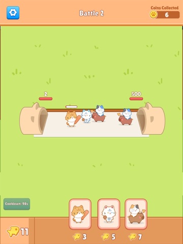 Cat Warriors March iPad screenshot