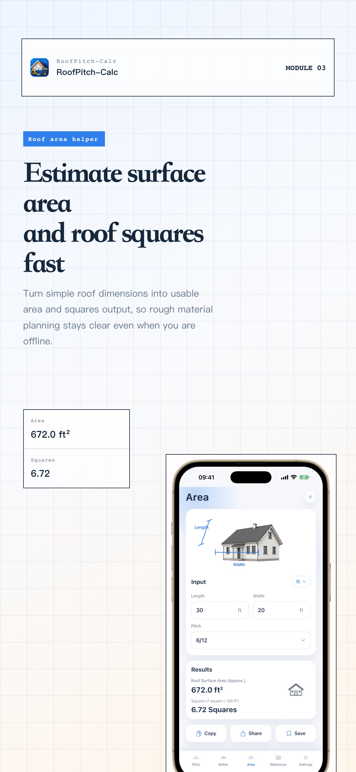 Screenshot 3 of RoofPitch-Calc