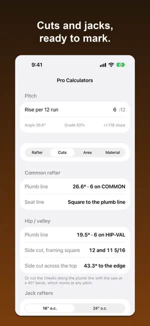 Roof Pitch Finder & Gauge screenshot 3