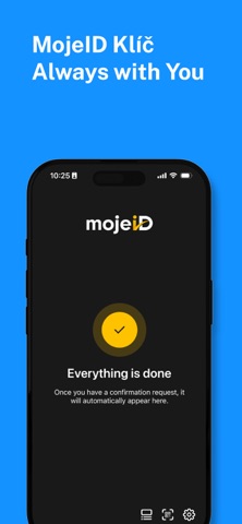 MojeID Klíč iPhone screenshot
