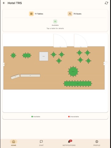 Hotel TRS iPad screenshot