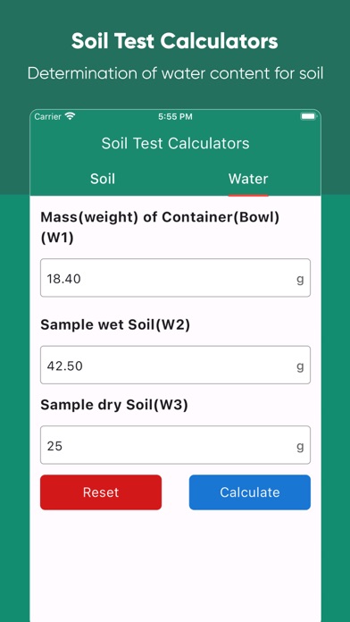 Screenshot #3 pour Soil Test Calculators