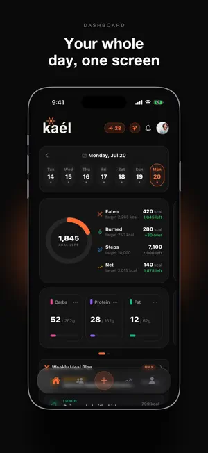 kael: AI Calorie Tracker screenshot 1