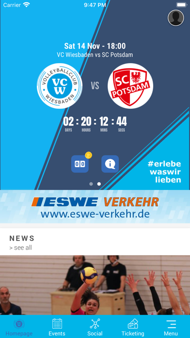 Screenshot #1 pour VC Wiesbaden