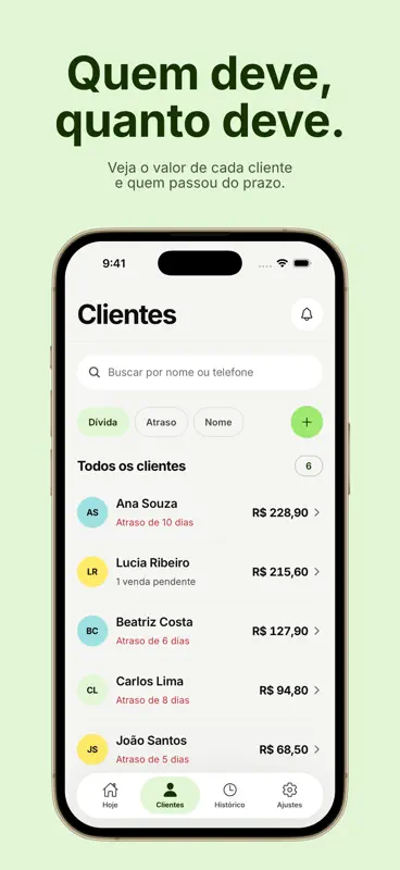 Caderneta: Controle de Fiado screenshot 2 of 6