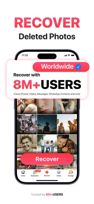 Photo Recovery: Deleted Files iPhone screenshot 1