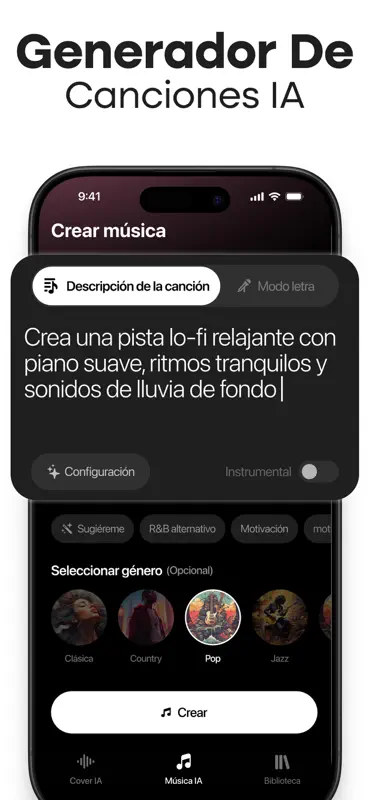 MyTunes: Crear música con IA screenshot 3 of 6