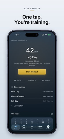 FORGE - Workout Planner Screenshot 1 of 6
