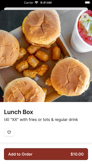 R-B Drive In iPhone screenshot 4 - Food & Drink app