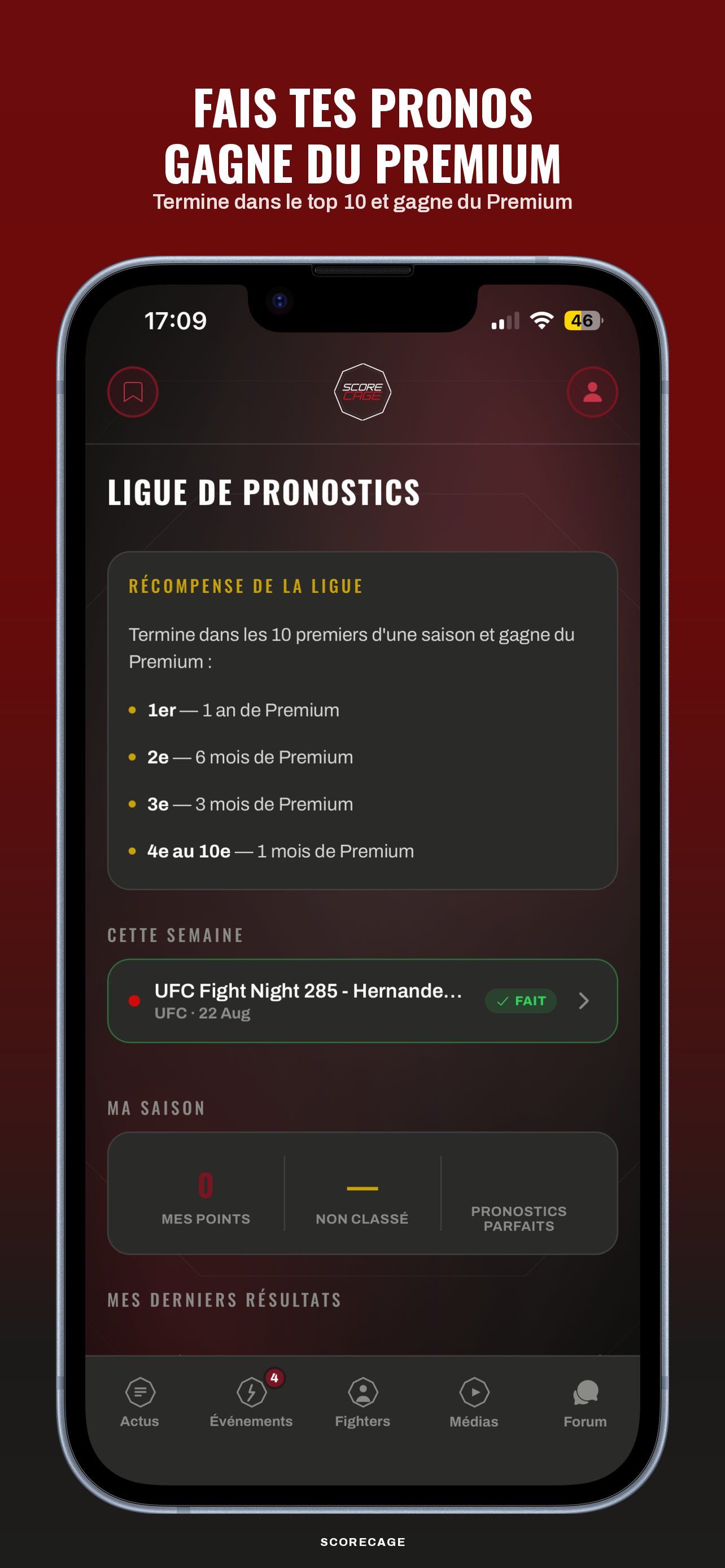 ScoreCage : MMA Hub screenshot 7