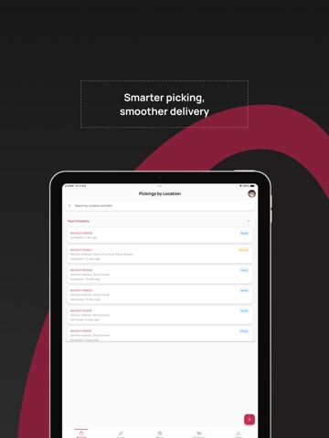 mobo Delivery for Odoo iPad screenshot